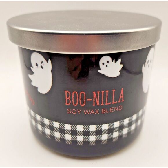 Pom Pom at Home Other - At Home by Mirabeau 14 oz Soy Wax Blend‎ 3 Wick Candle Boo-Nilla